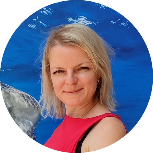 Svetlana at Seagrass Blue Team